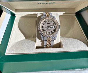 Two Tone Moissanite Watch