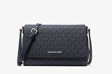 Michael Kors Medium Signature Logo Convertible Crossbody Bag
