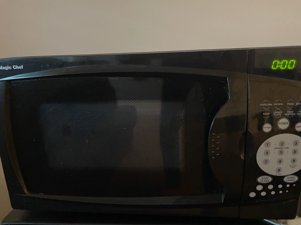 Mini Fridge & Microwave