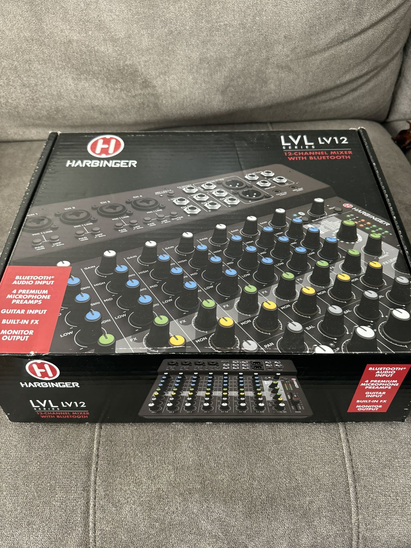 HARBINGER LV12 CHANNEL ANALOG WITH BLUETOOTH MIXER