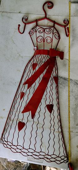 2 Very Nice Metal Dress Form Decor