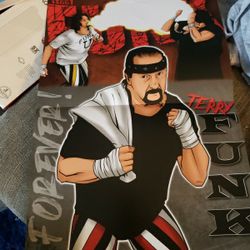 Re-living The Famous Feud Poster TERRY FUNK