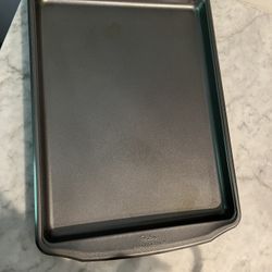 deep durable Wilton Bake It Better Steel Non-Stick Large Cookie veggie Baking Sheet or tray, 16 x 12 x 1 