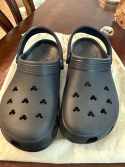 Disney Mickey Mouse Ear Crocs – Black – $30