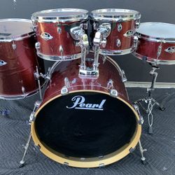 Pearl Export Series 5pc Drum Set 22-16-12-10-14” Retails for $1399