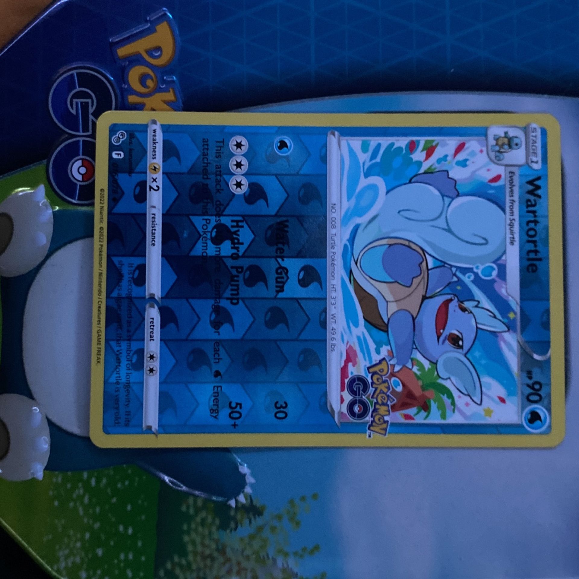 Wartortle Pokémon Card