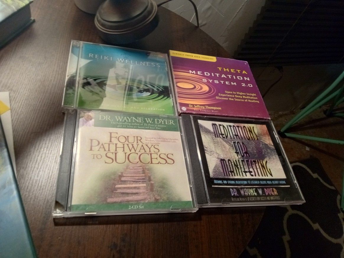 4 CD Meditation And Pathway To Success And Wellness Cds