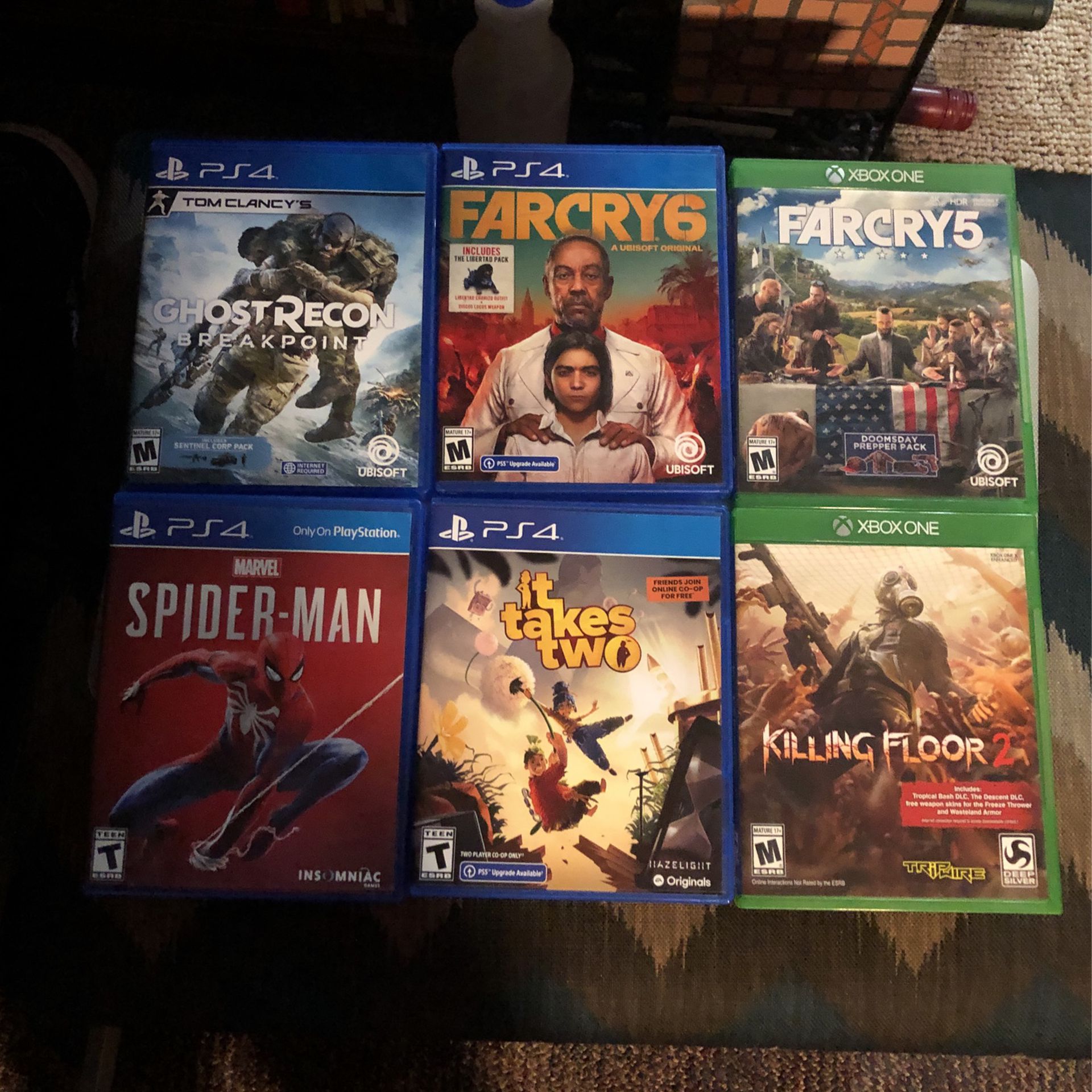 PS4 Games And Xbox one