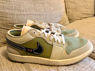 Nike Air Jordan 1 Low SE Craft Oil Green Mens Sneakers FD6819-300