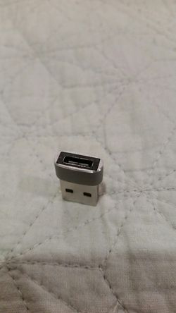USB C female to USB male adapter.