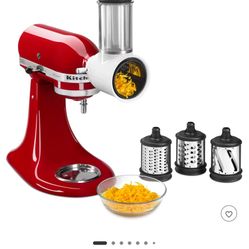 NEW : Kitchen Aid Attachments - Slicer/Shredder & Grinder (2 New boxes)
