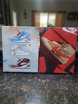 2 Matching Canvas Picture Frames