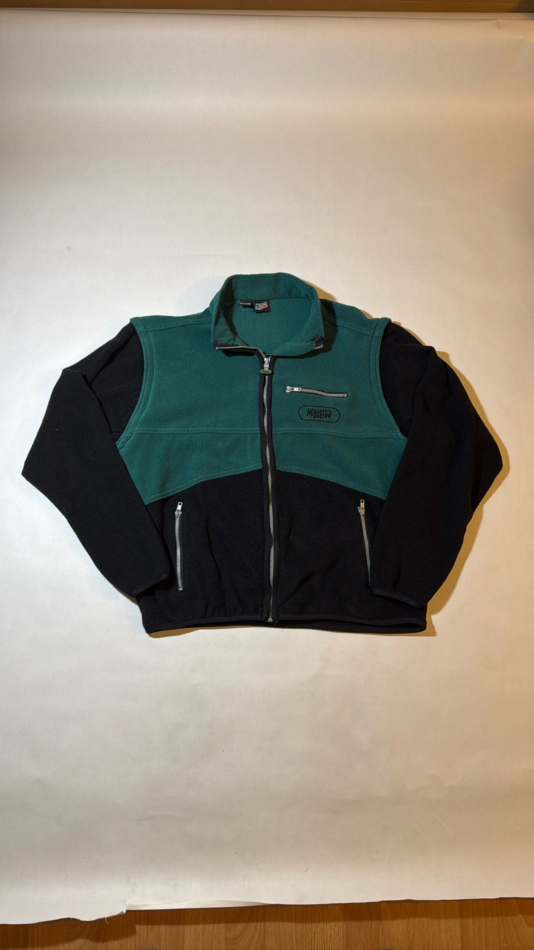 Mountain Dew Zipper Fleece Jacket/Vest L/XL