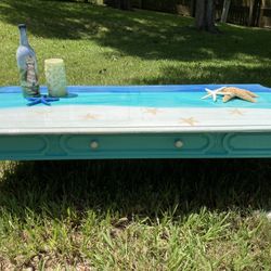 Coffee Table Coastal Epoxy High Gloss Table Top