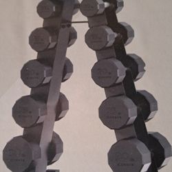 Centr 12 Dumbell Weights  And Tower