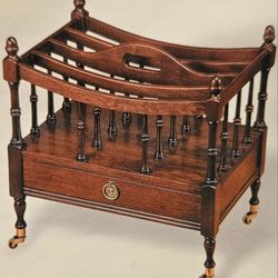 Vintage Mahogany Canterbury Rack
