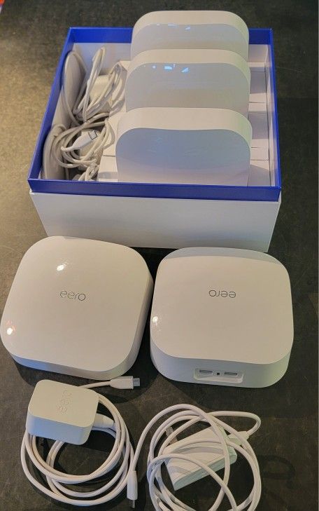 Eeros Pro 6 wifi mesh routers, set of 5