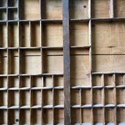 Collectible  Antique Printing Drawers 
