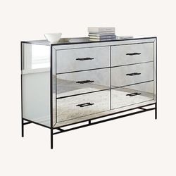 West Elm Mirrored 6-Drawer Dressers
