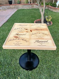 Beautiful custom patio table