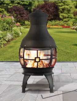 Brand new wood chimney in box