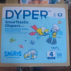 Smurfs Diapers Size 4