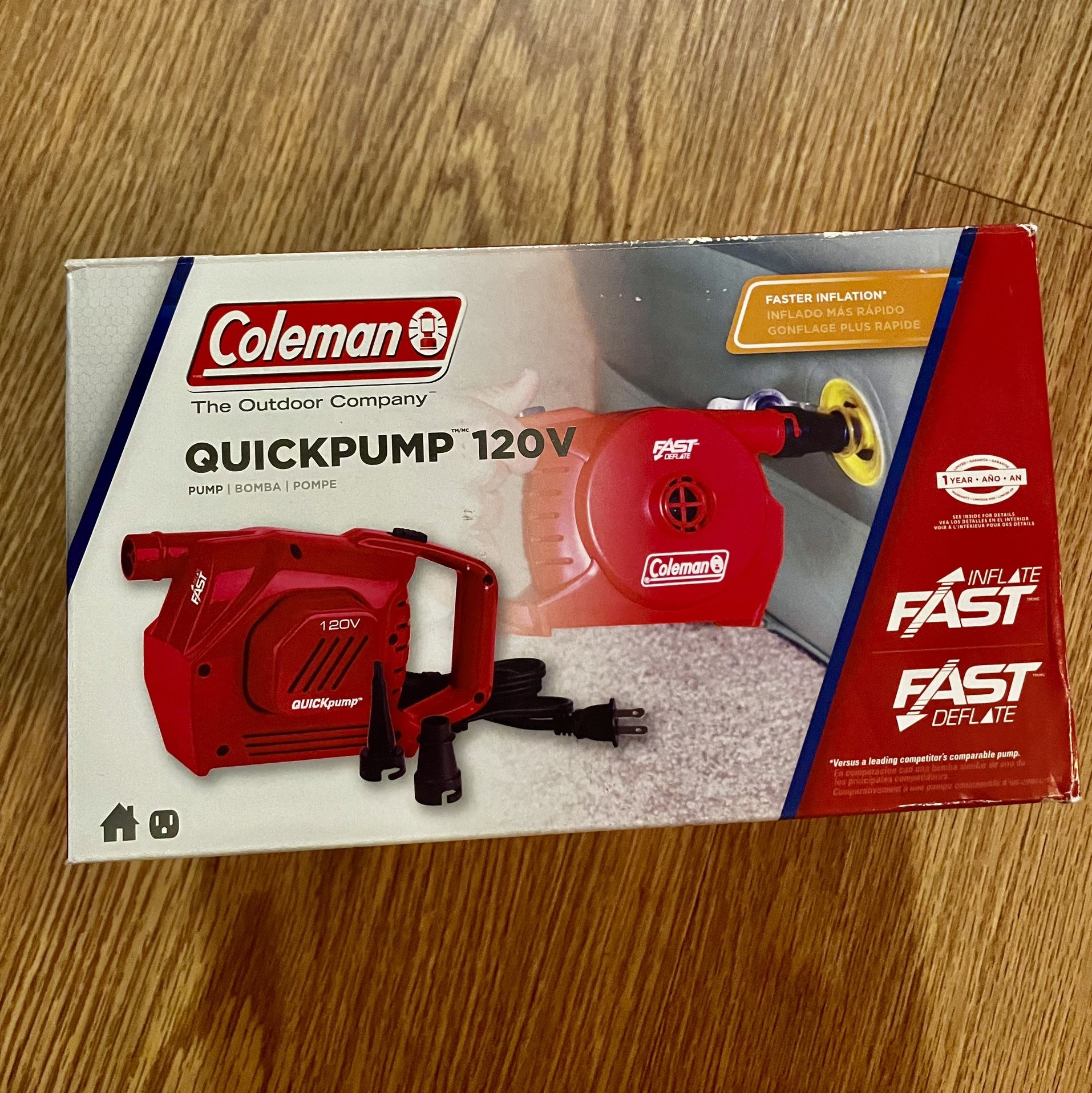 Coleman Quickpump 120v Air Pump