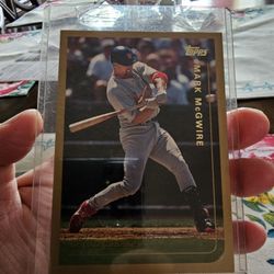 Mark Mcgwire Ninety Ninety Nine Topps Jumbo Baseball Card 