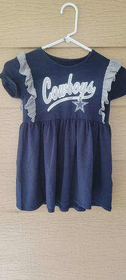 GIRLS NFL DALLAS COWBOYS DRESS SIZE MED 5-6