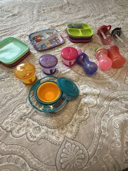 Toddler Plates, Cups, Snack Bowls