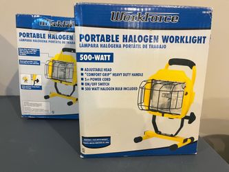 Workforce portable halogen worklight