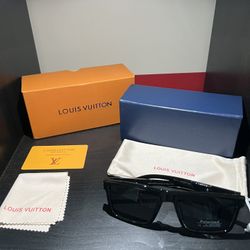 Louis Vuitton Polarized Sunglasses – Black – Brand New