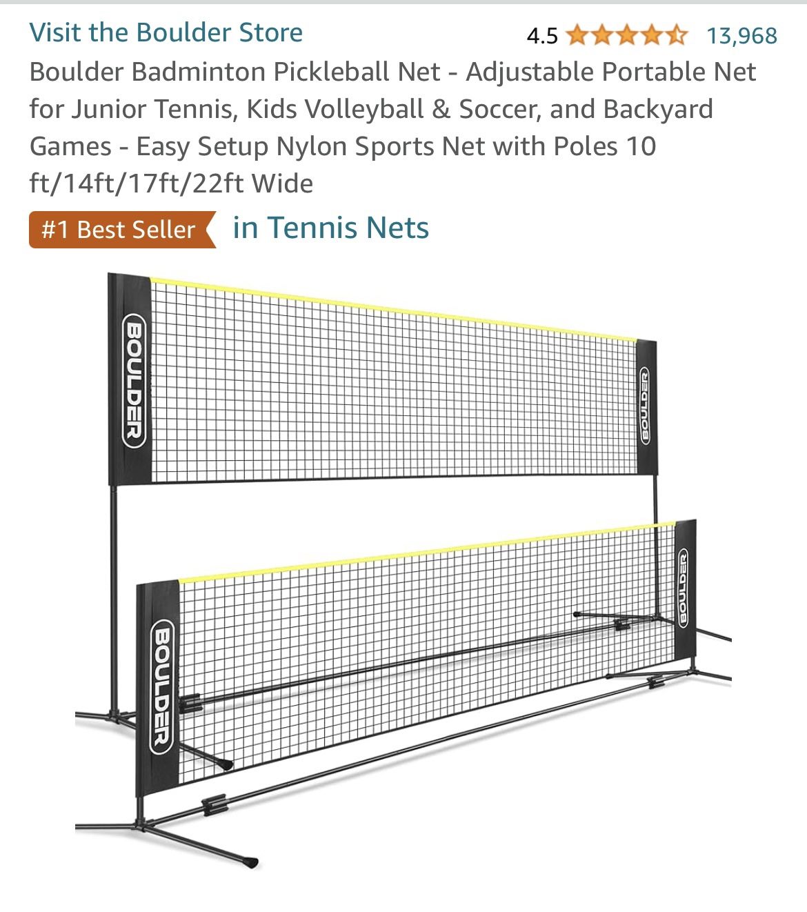 Insta net New Portable Sport net , Badminton, Volleyball,.... for Sale