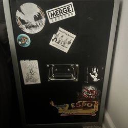 Vinyl Record Vault w/ 200+ Misc. Records