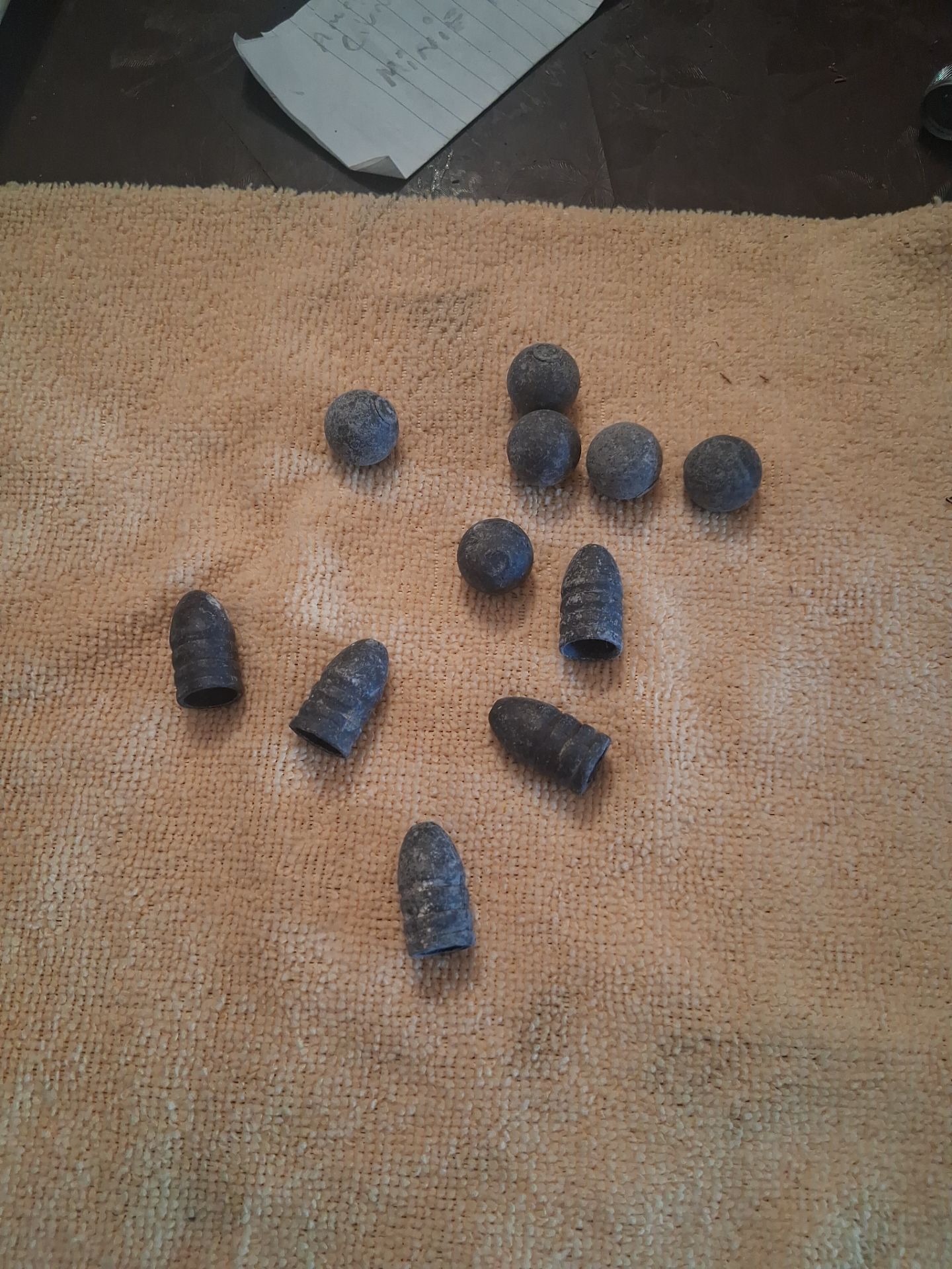 Civil War minie balls +musket balls.