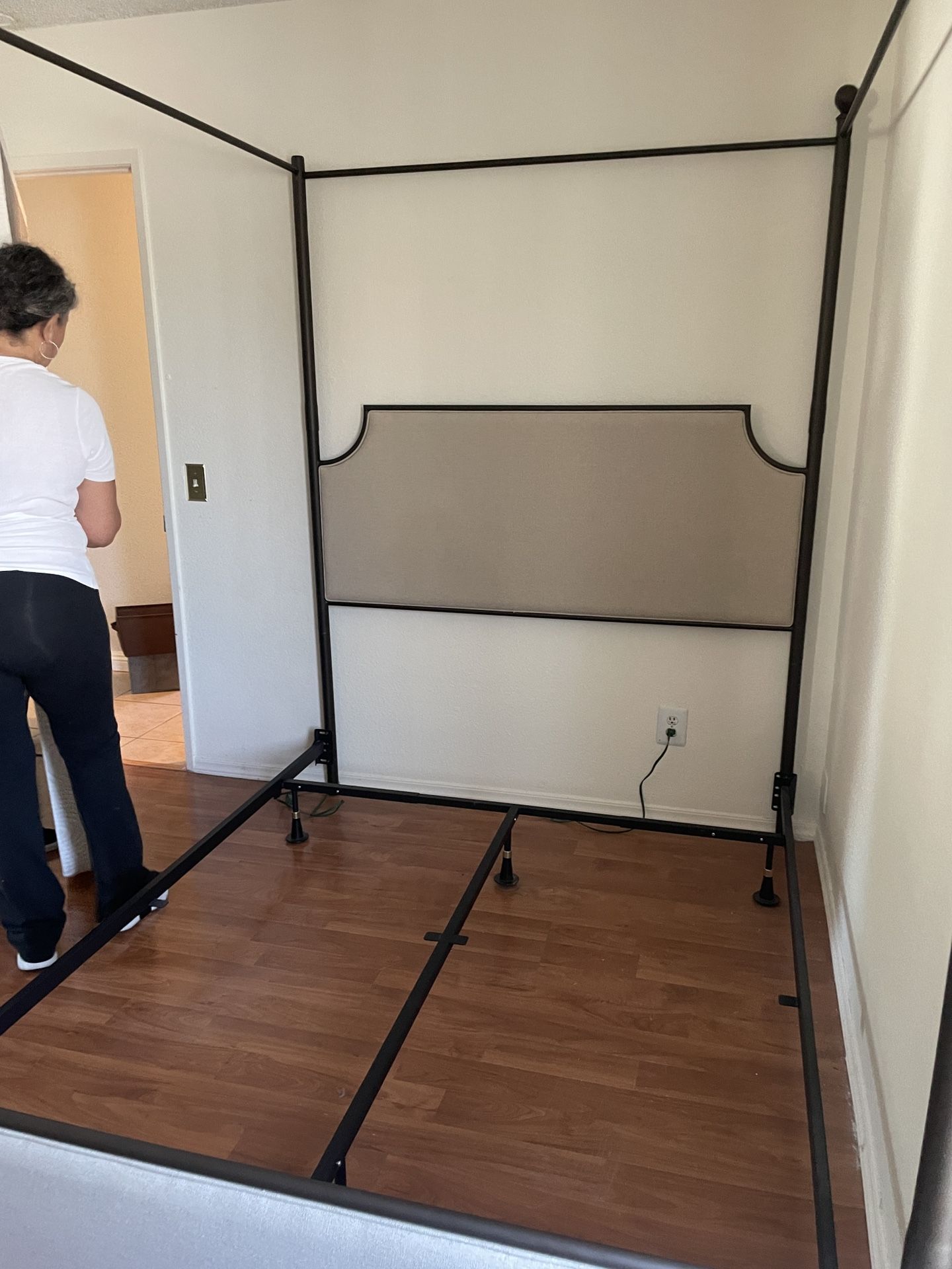 Queen Bed frame And Mattress