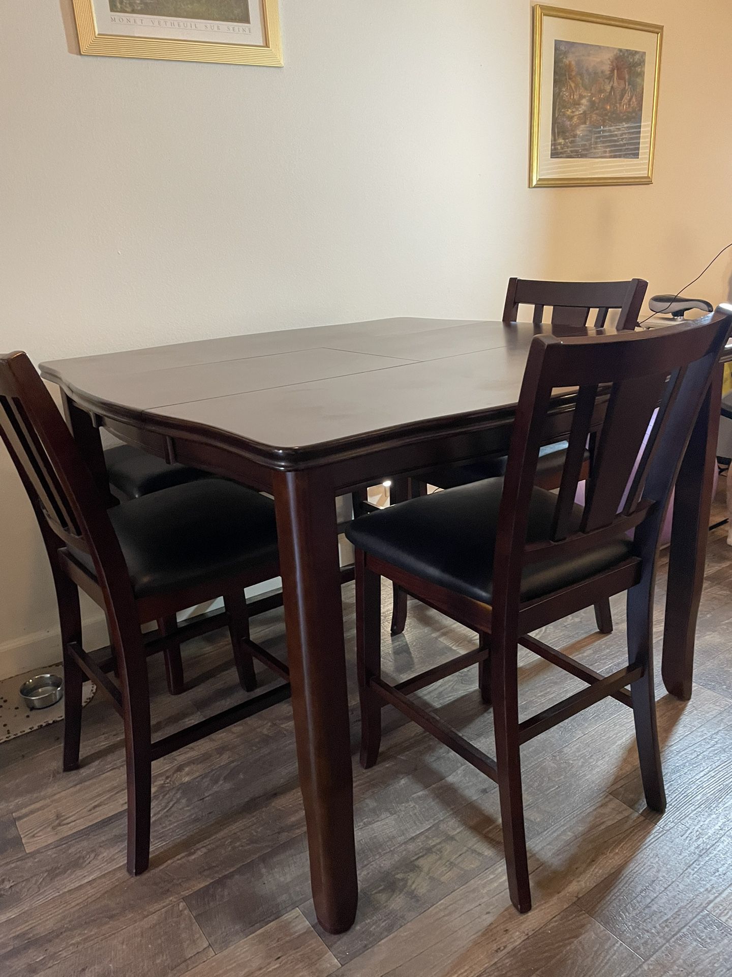 6-piece Ashlie Counter Height Extendable Dining Table