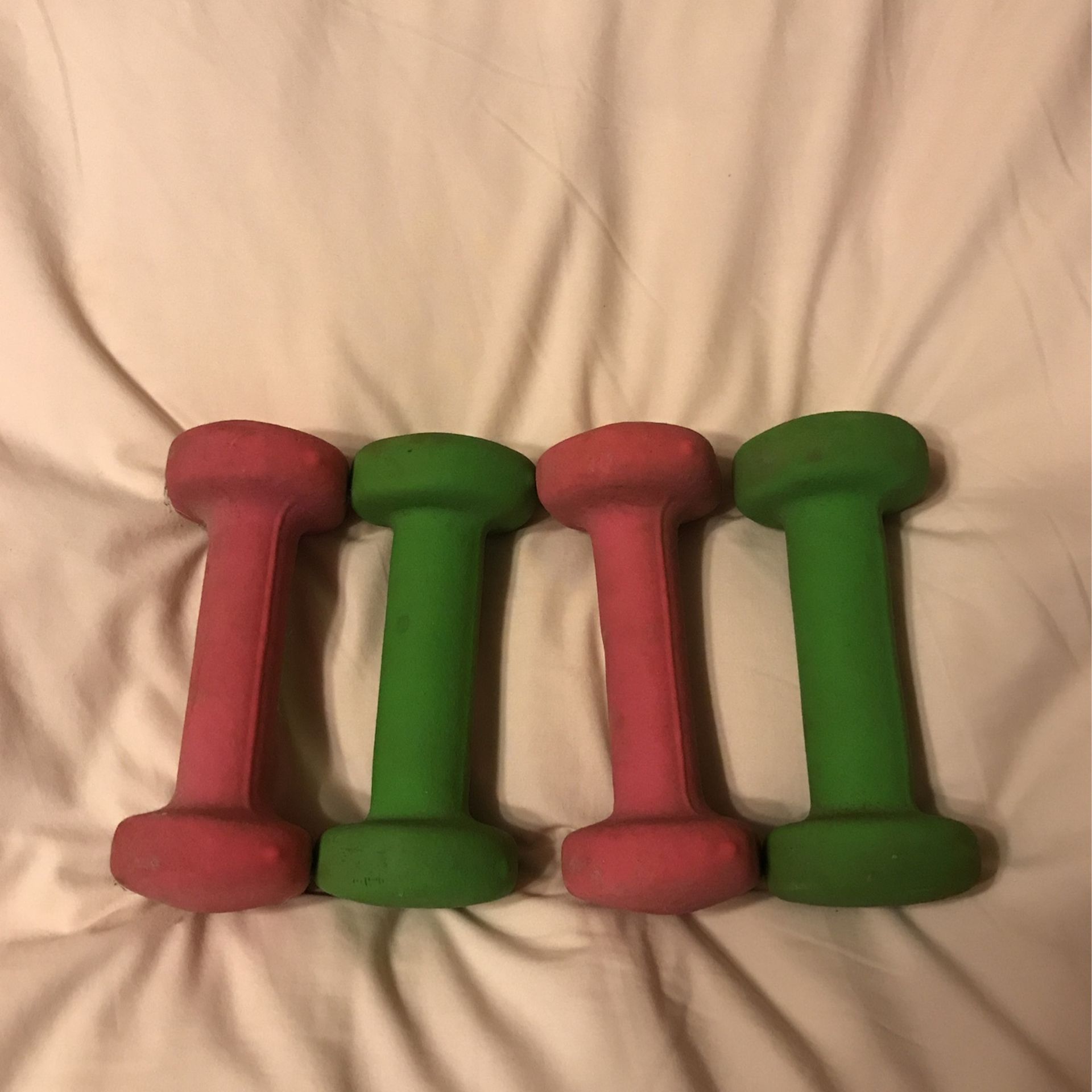 Four Dumbbells Weight 2lbs Each