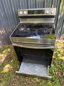Glass top stove