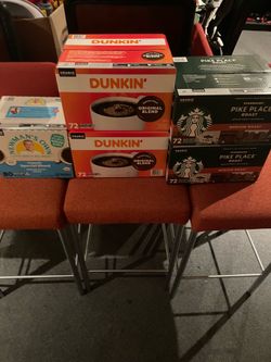 Coffee K cups various medium blend boxes