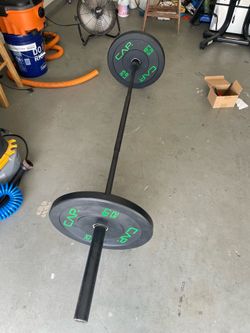 Bumper Weights / bow flex & squat machine