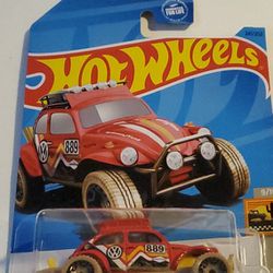 Small Hot Wheels Diecast Volkswagen Baja Bug Toy Car