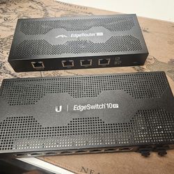 Ubiquiti EdgeSwitch10xp & EdgeRouter Lite & Unifi AP AC Lite