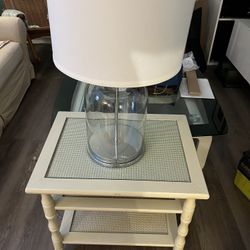 End Table And Lamp