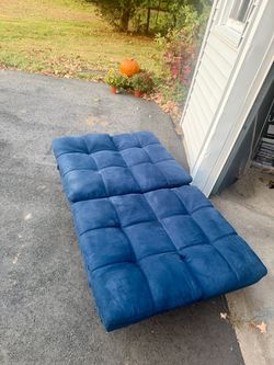 Blue Futon