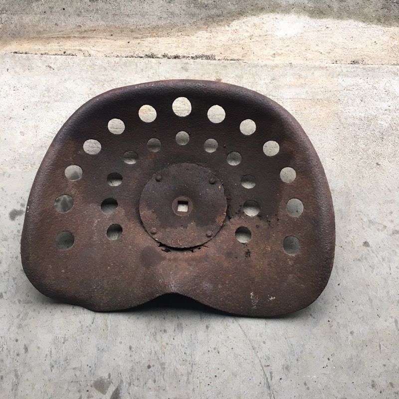 Cast Iron Tractor Seat