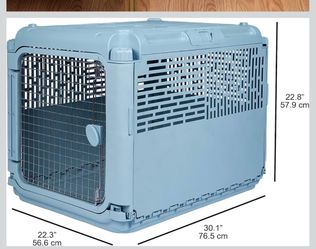 Sport PET Plastic Kennels Rolling Plastic Wire Door Travel Dog Crate, Collabsible Kennel brand new