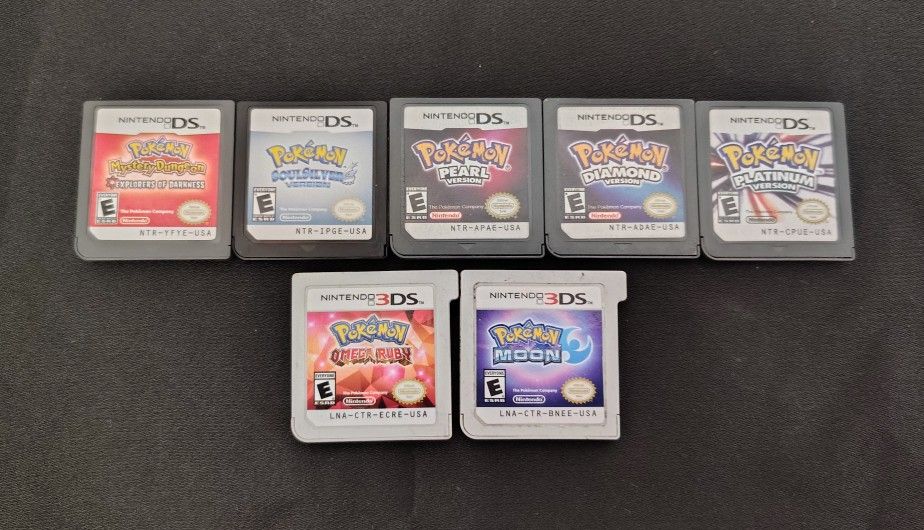 Pokemon DS/3DS Games