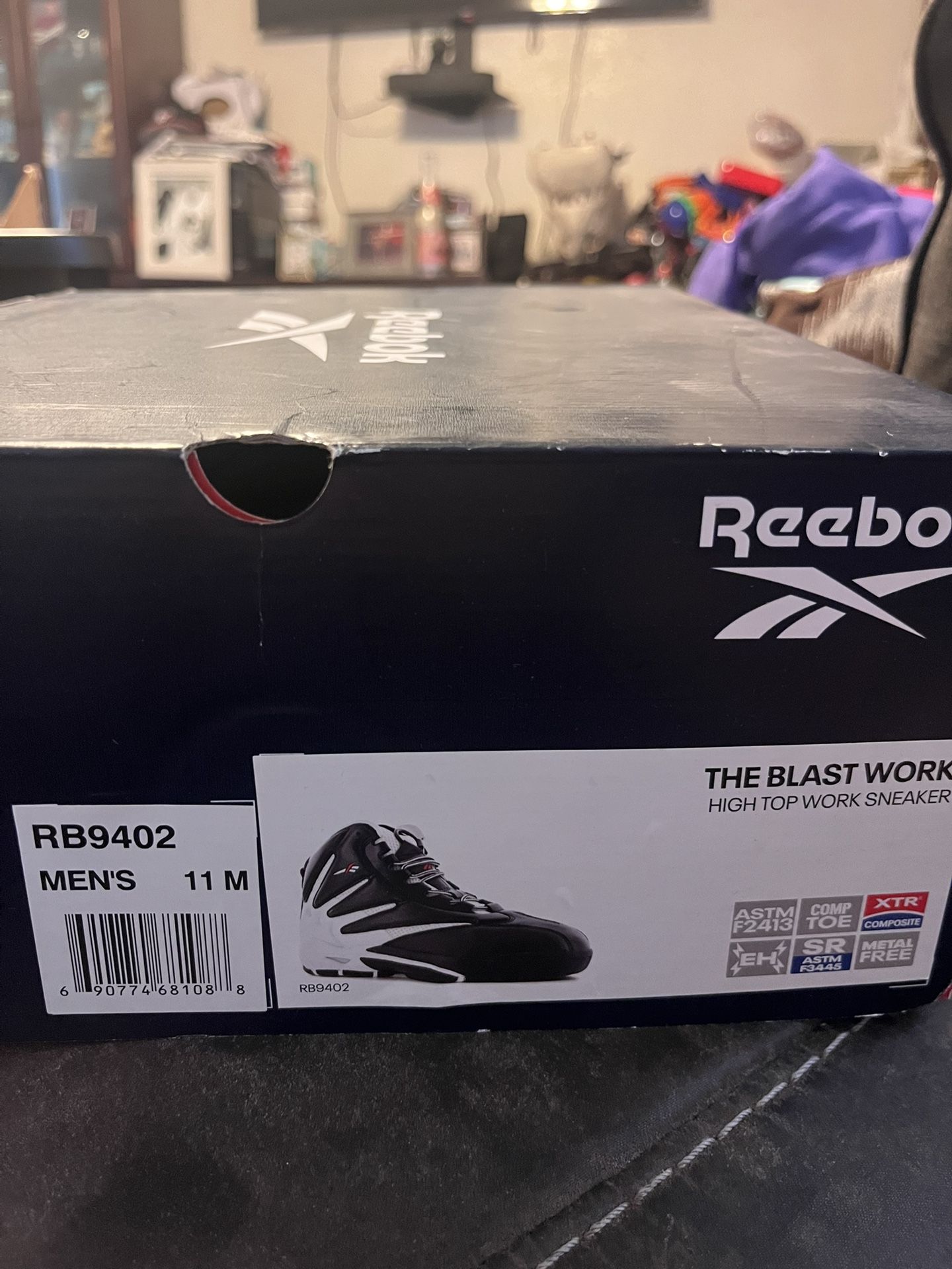 Reebok Steel Toe Work Show Sneaker Boots Size 11 Men’s Priced To Sell