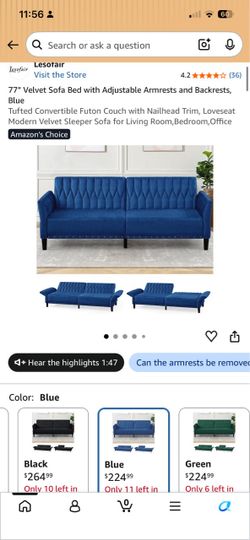 New sofa bed